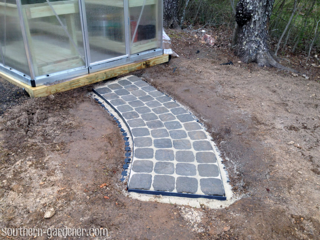 DIY Paver Walkway Southern Gardener