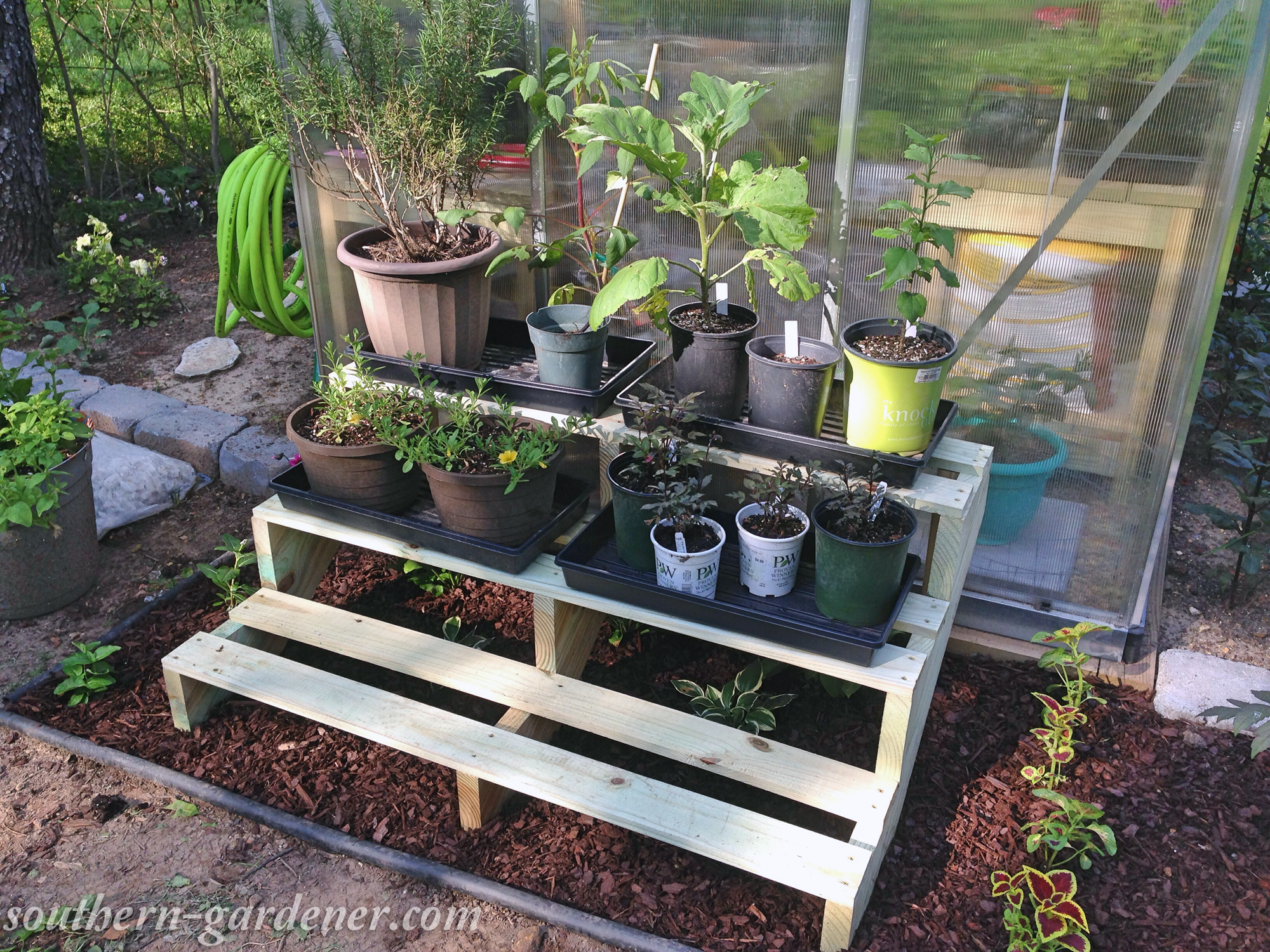 DIY plant stand
