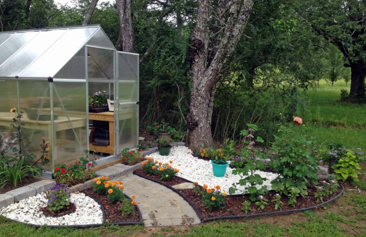 hobby greenhouse landscaping