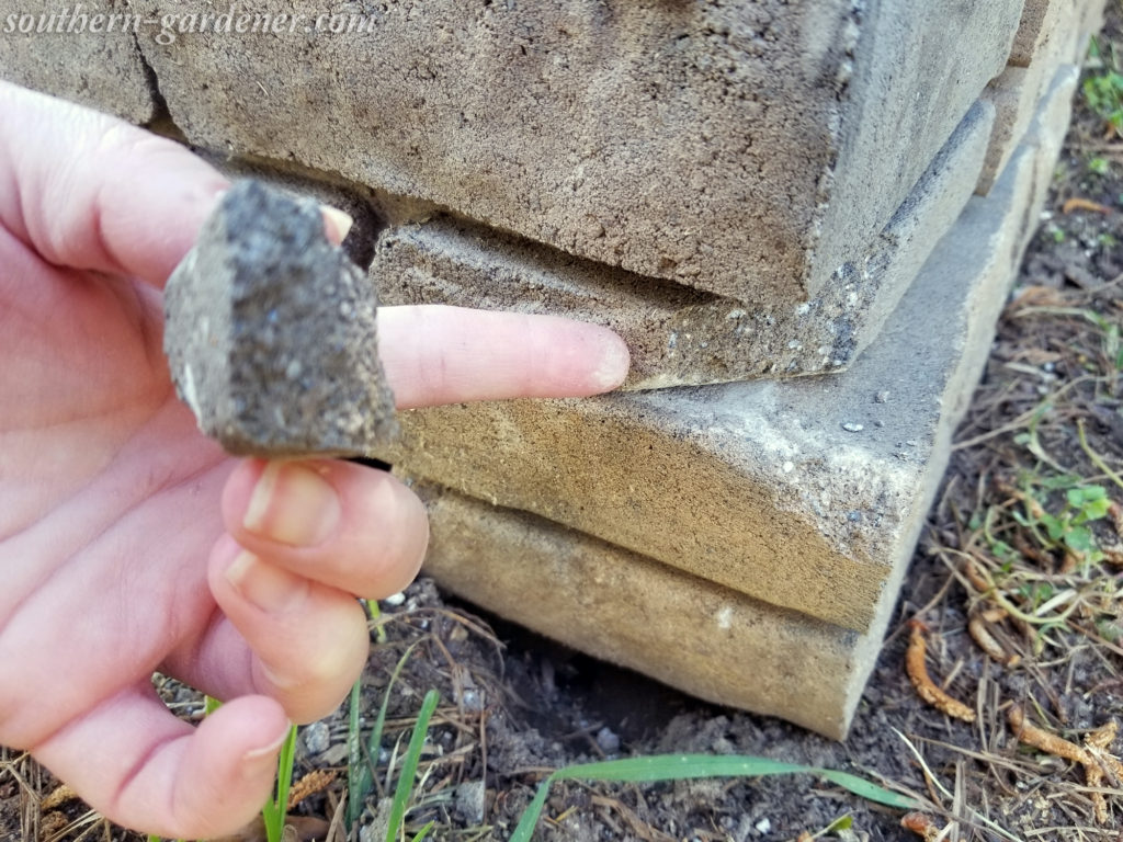 chunk of broken brick